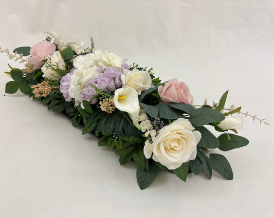 Rouwstuk pastelkleuren