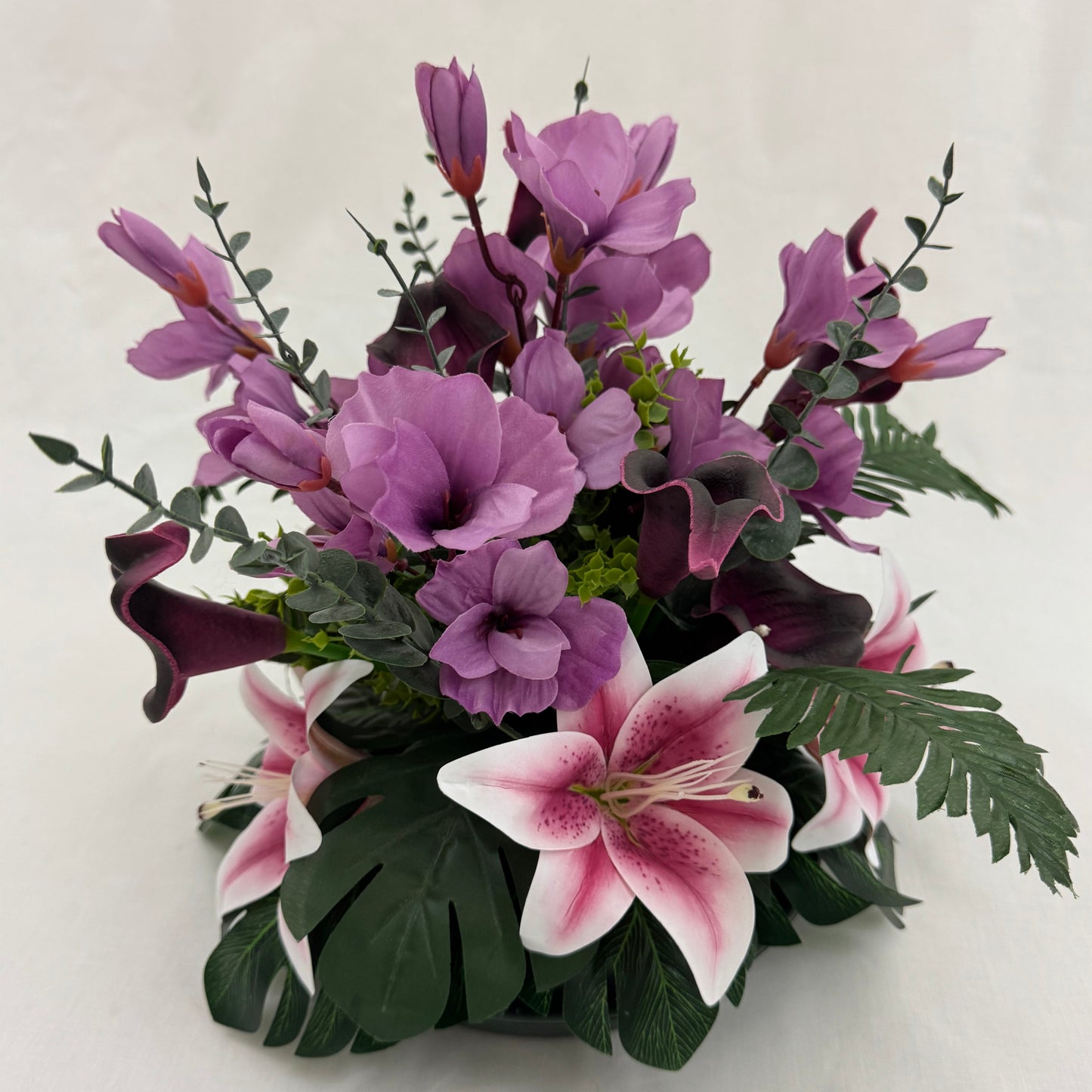 rouwstuk met lelies bestellen