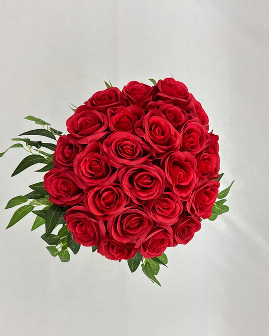 Staand boeket - Rode rozen