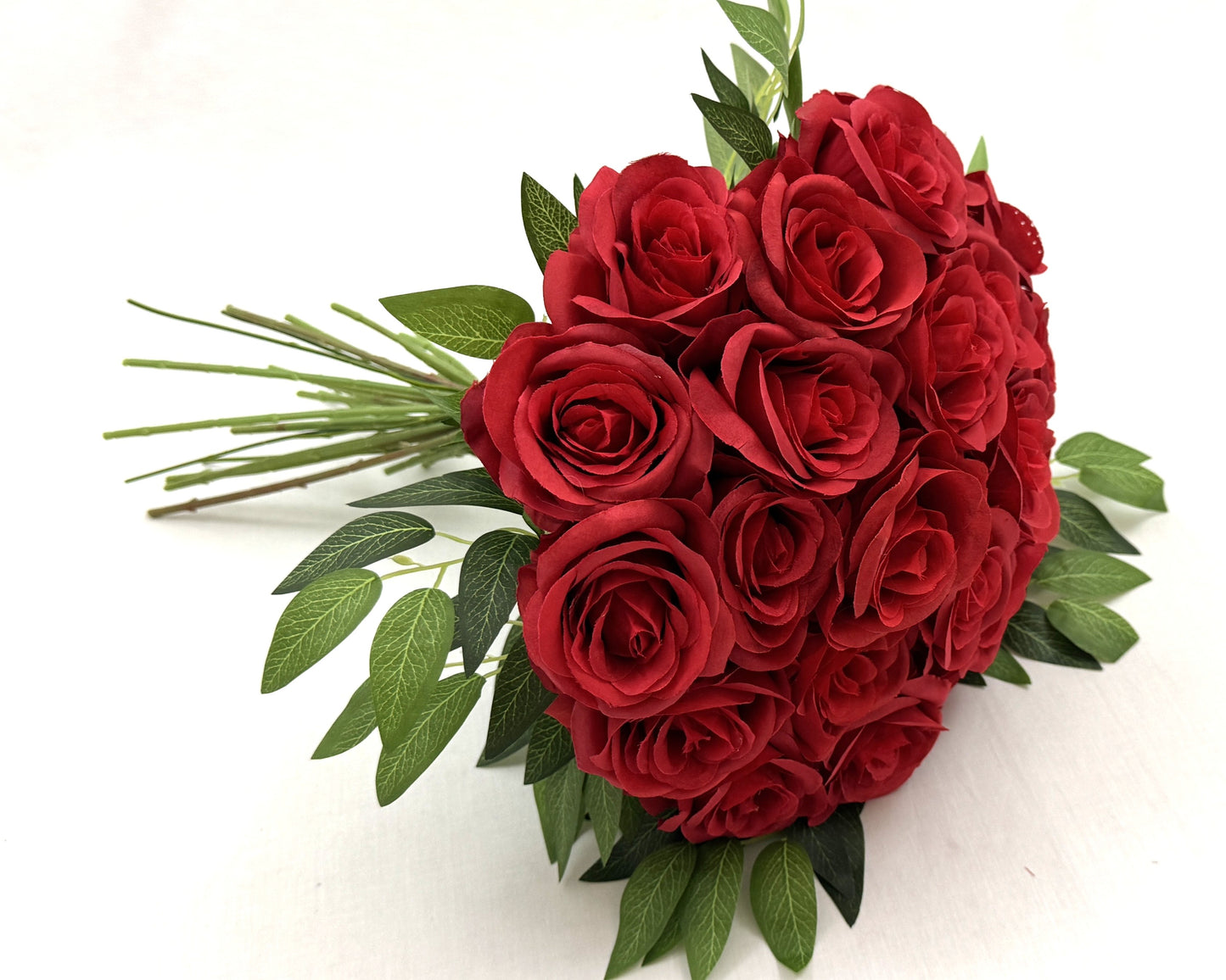 Staand boeket - Rode rozen