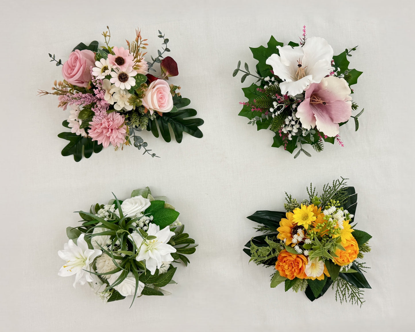 Collectie van mini-boeketten ABCbloemen