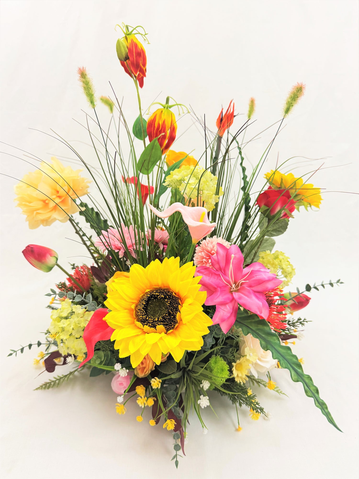 Staand  rouwboeket bestellen Alkmaar