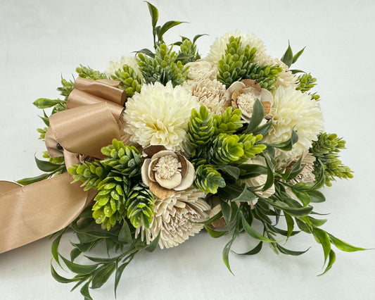 rouwboeket druppelvormig klein