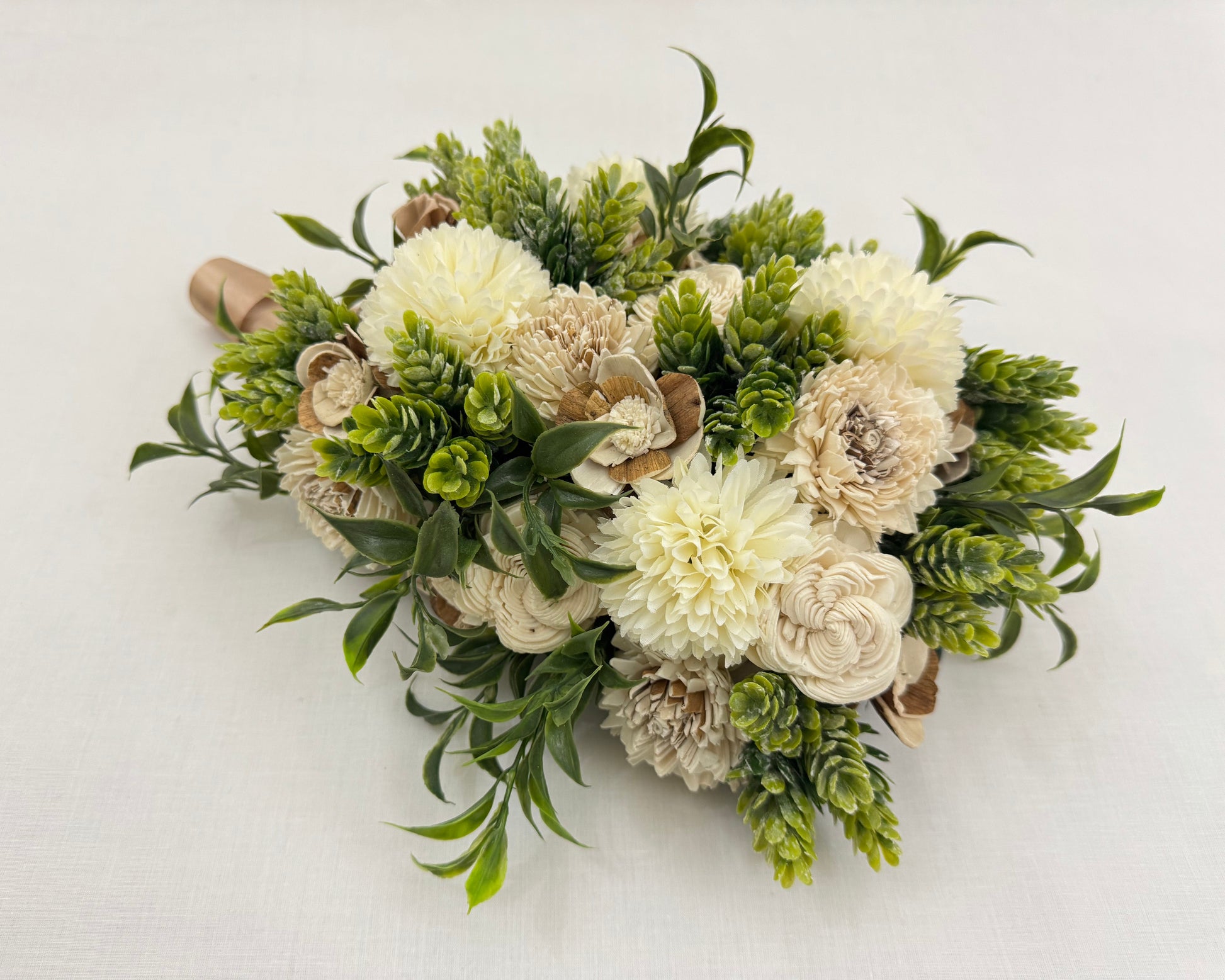 Rouwboeket druppelvormig klein