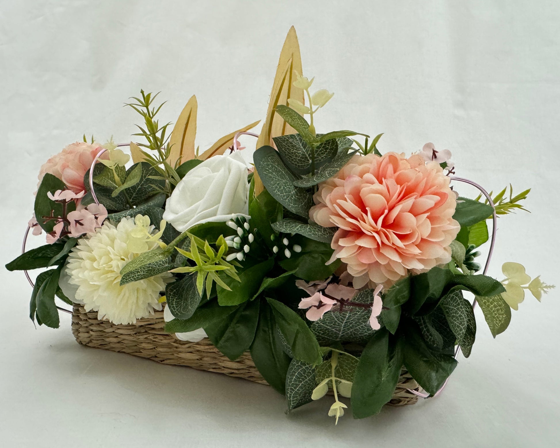 rouwbloemen in mand bestellen