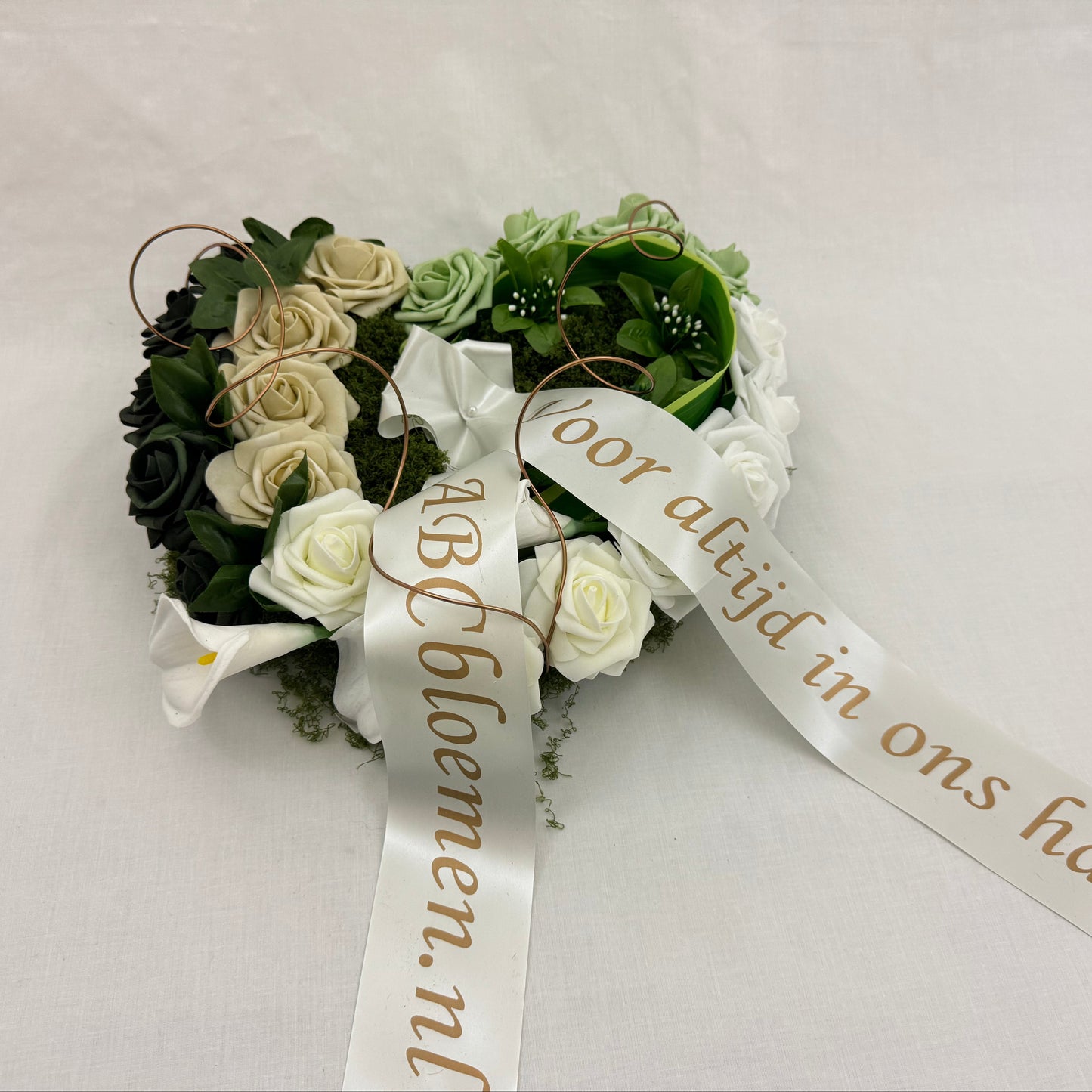 rouwhart groen bestellen