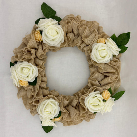 duurzame rouwkrans juten