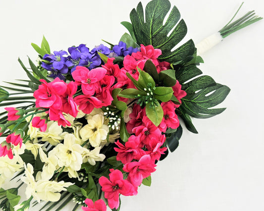 bloemstukken zijde ridderspoor