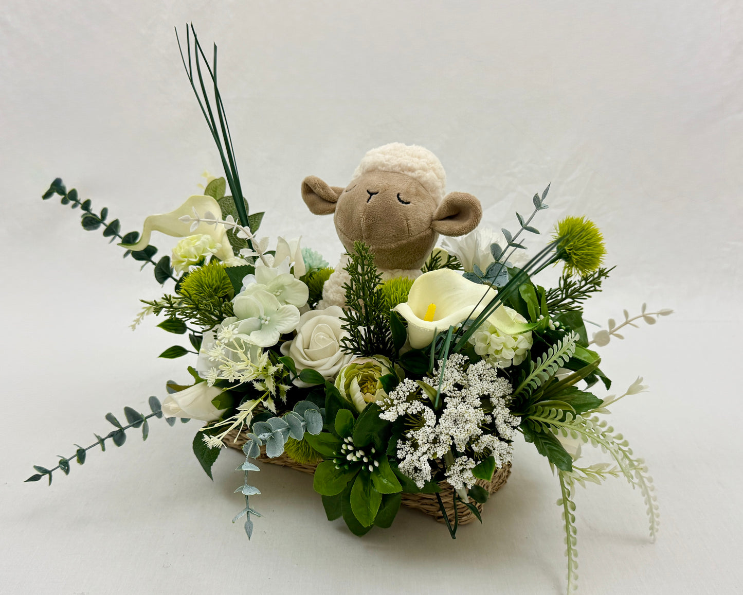 Kinderrouwstuk in mand - Bologna