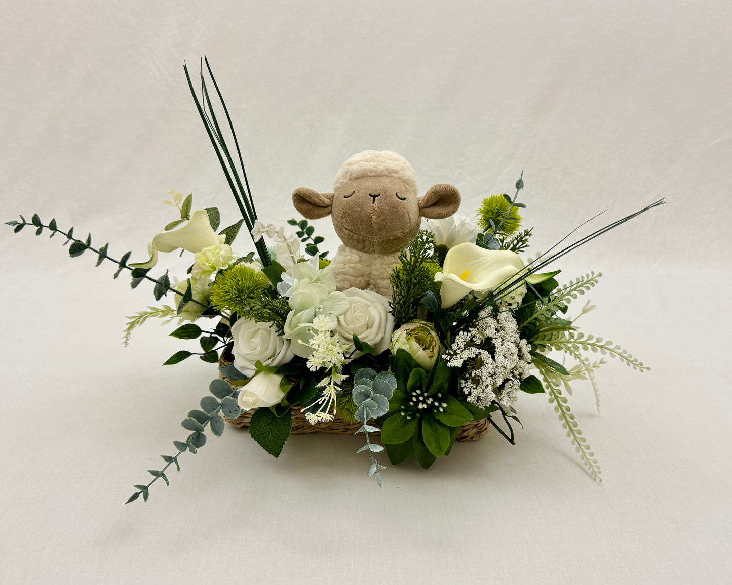 Kinderrouwstuk in mand - Bologna