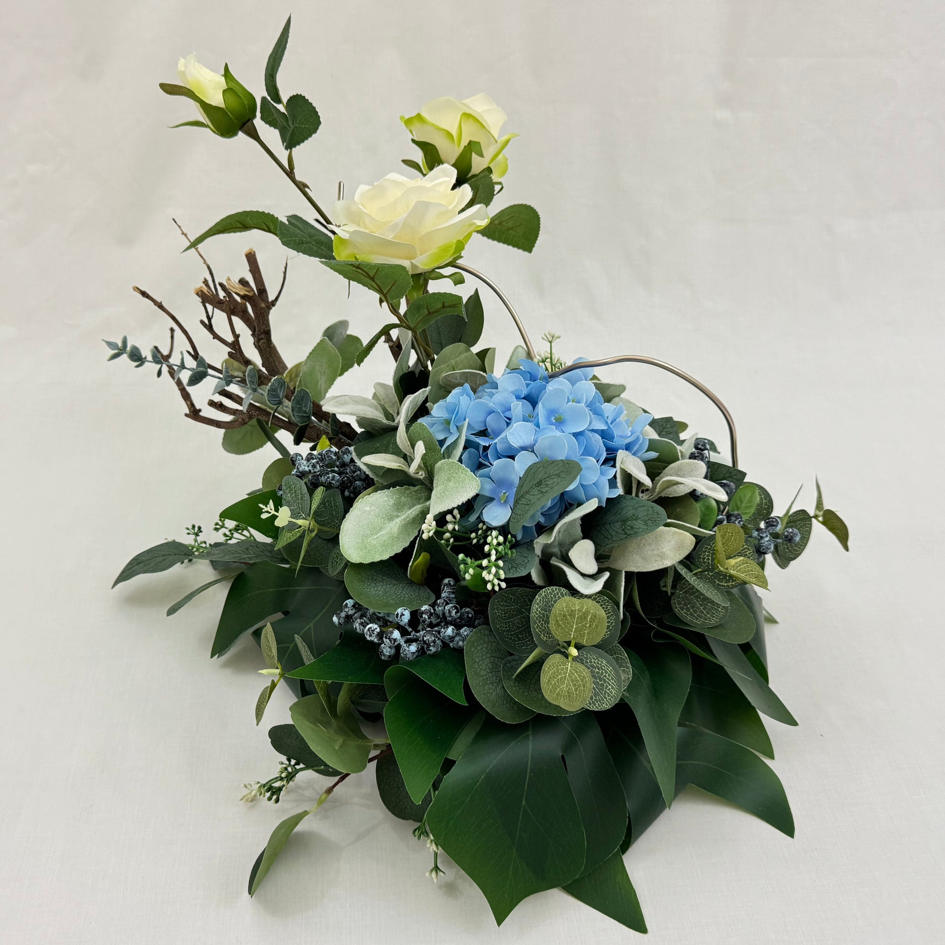 rouwstuk klein hortensia