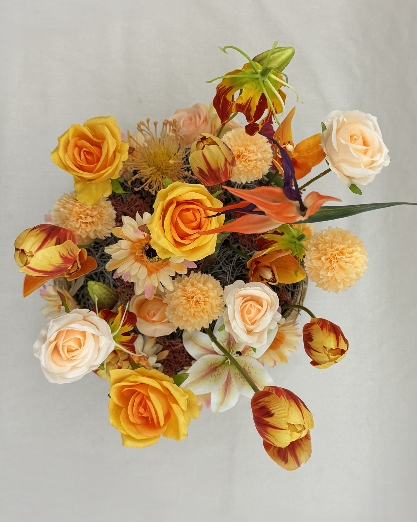 Rouwstuk lente van boven