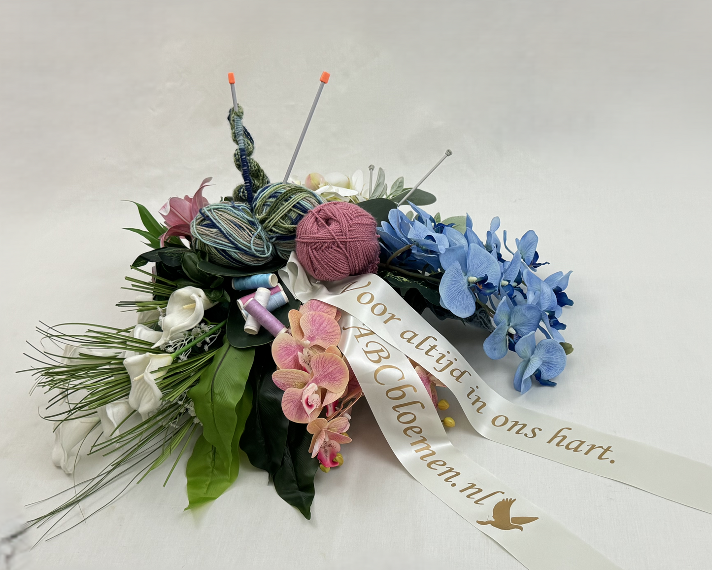 Rouwstuk thema handwerk