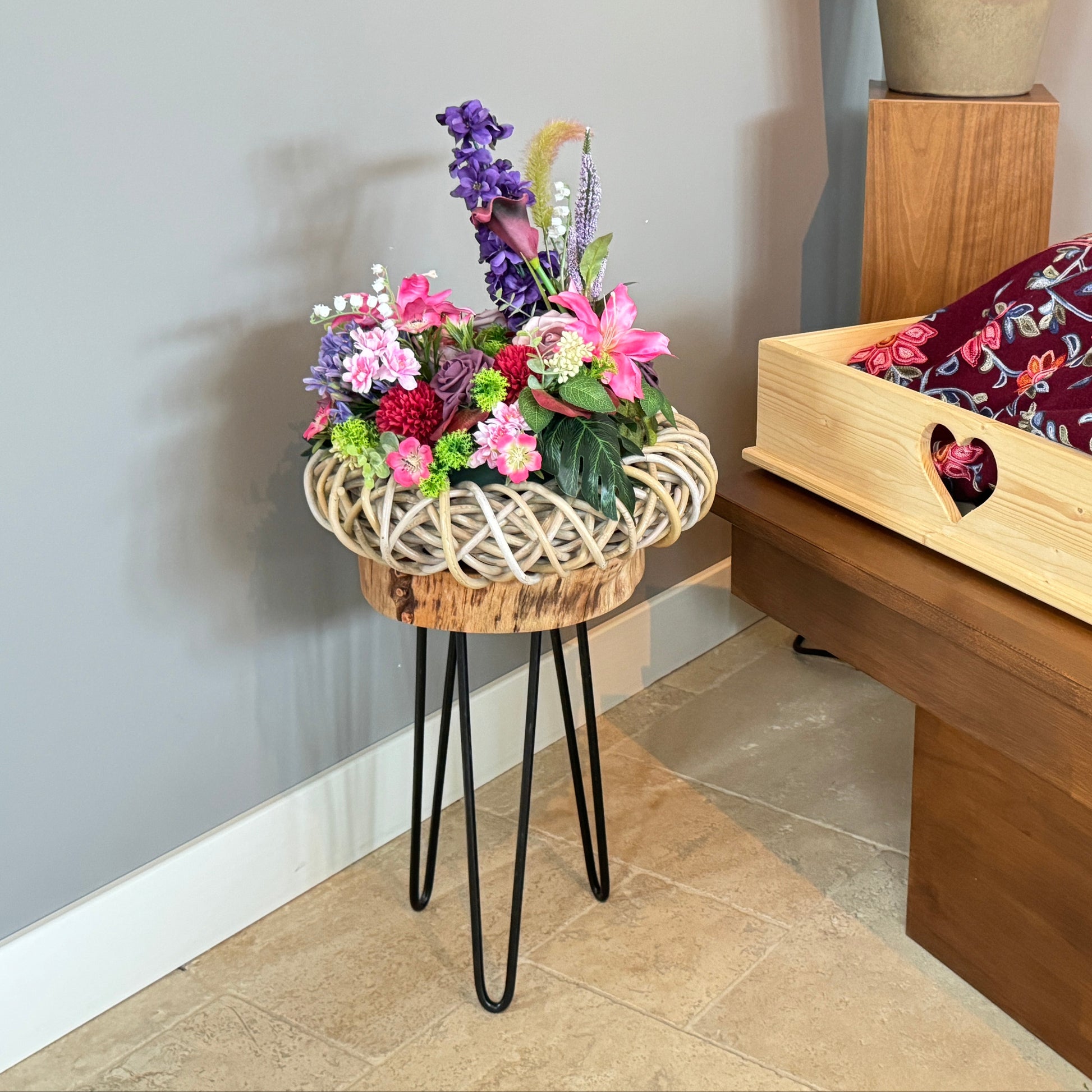 Rouwkrans bij lijkwade