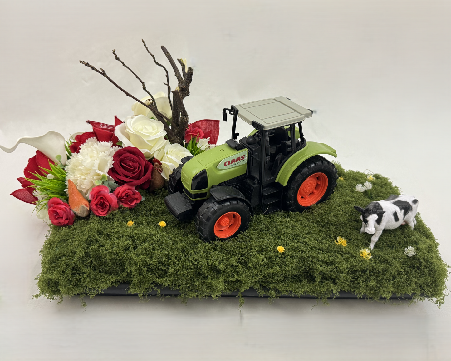 Rouwstuk boerderijthema