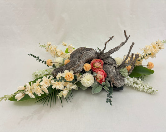 origineel rouwstuk op hout