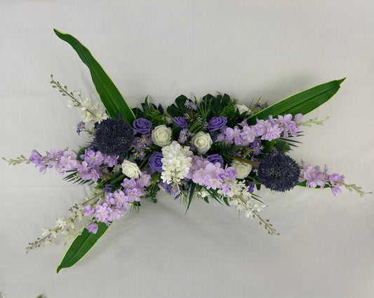 Kiststuk paars van boven