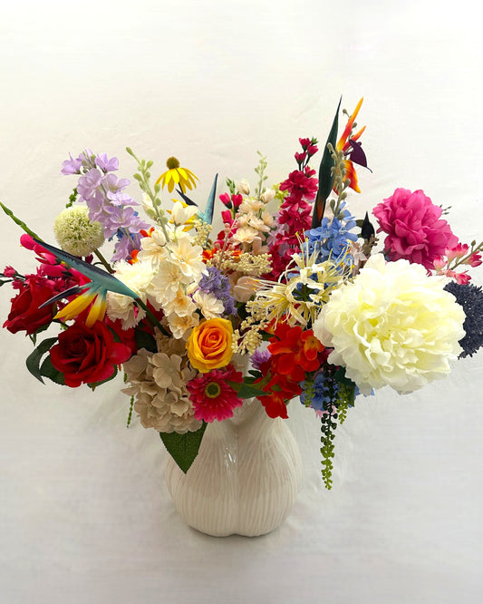 Gemengd boeket met heel veel bloemen