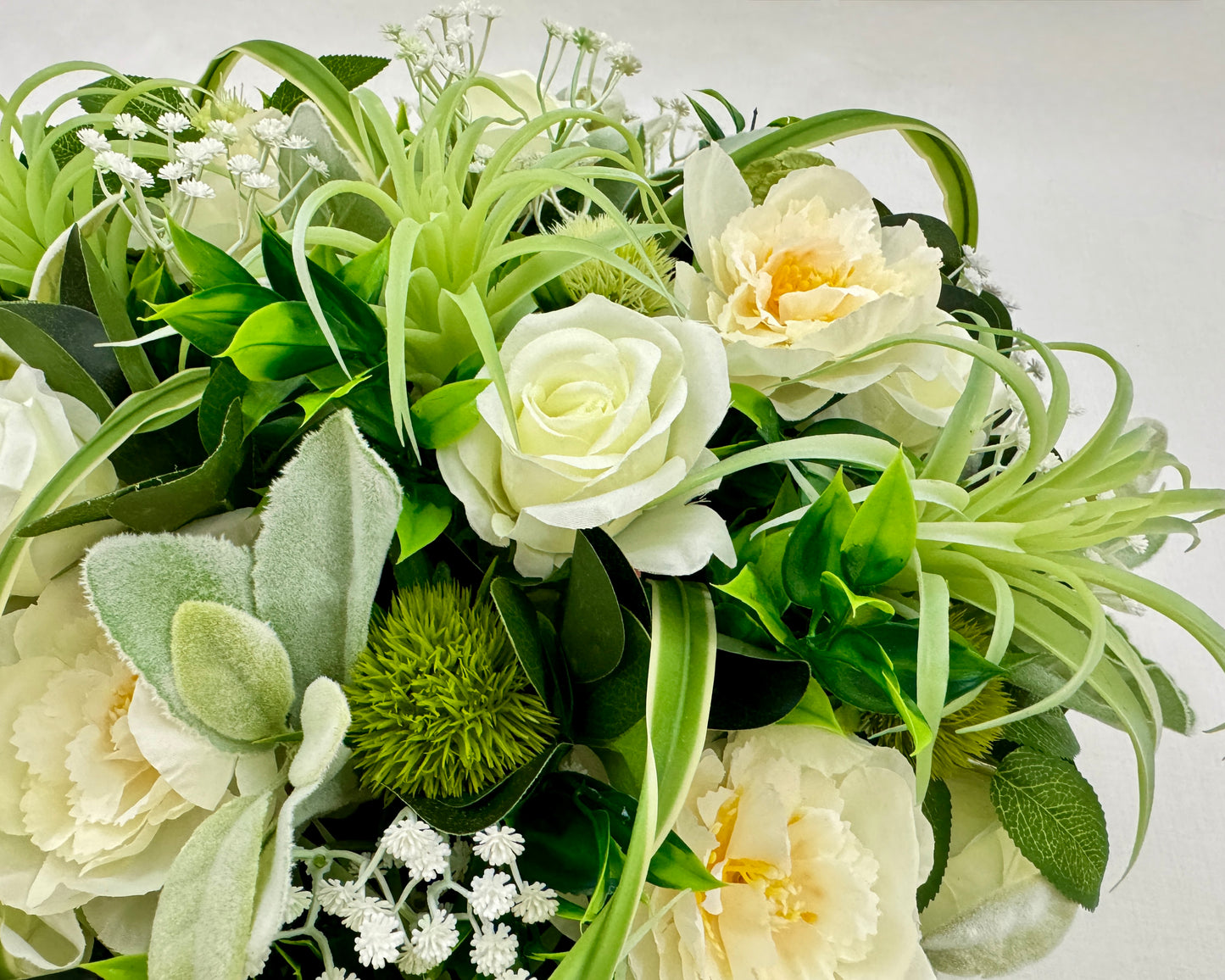 Close up groen rouwhart