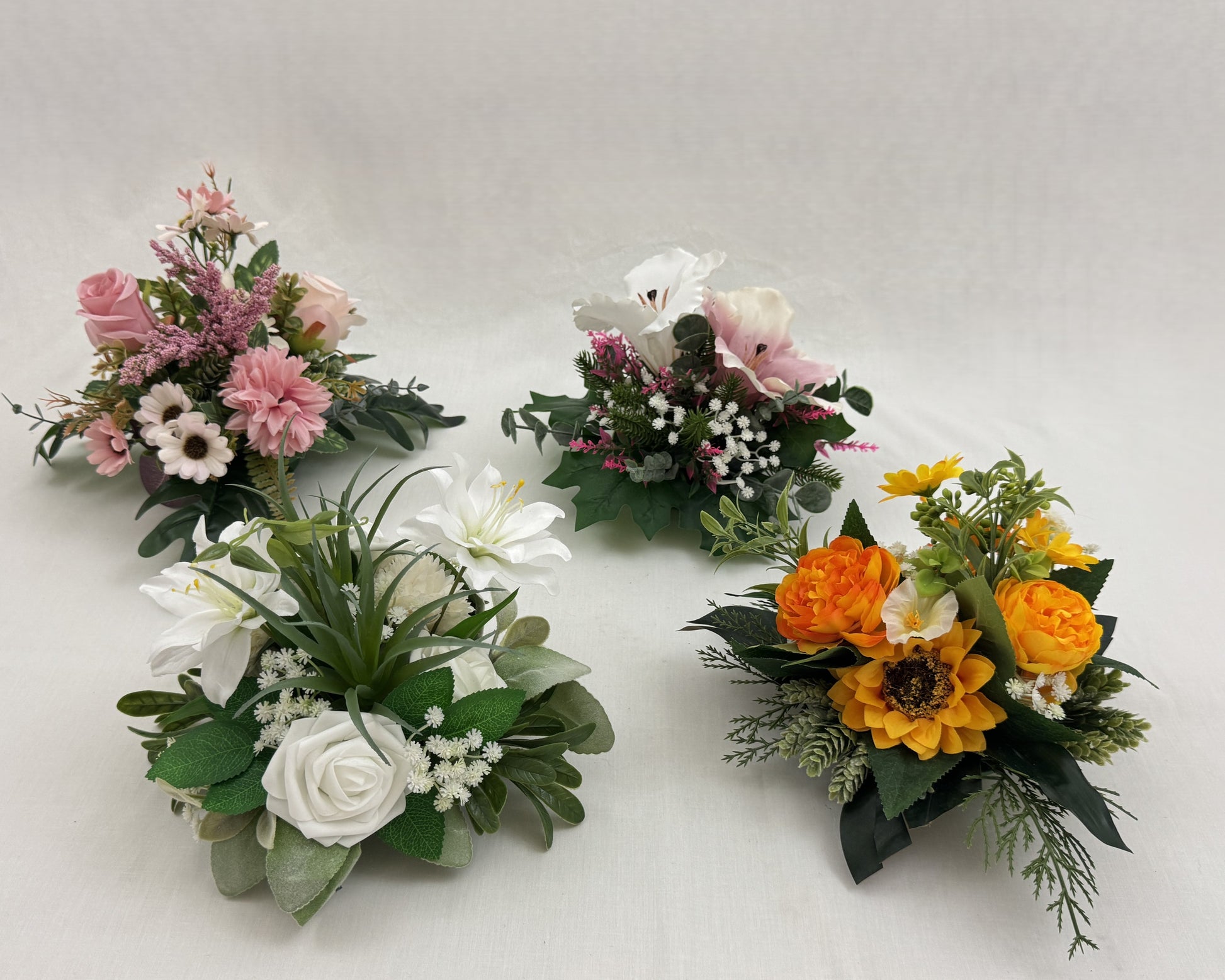 Collectie van mini-boeketten ABCbloemen