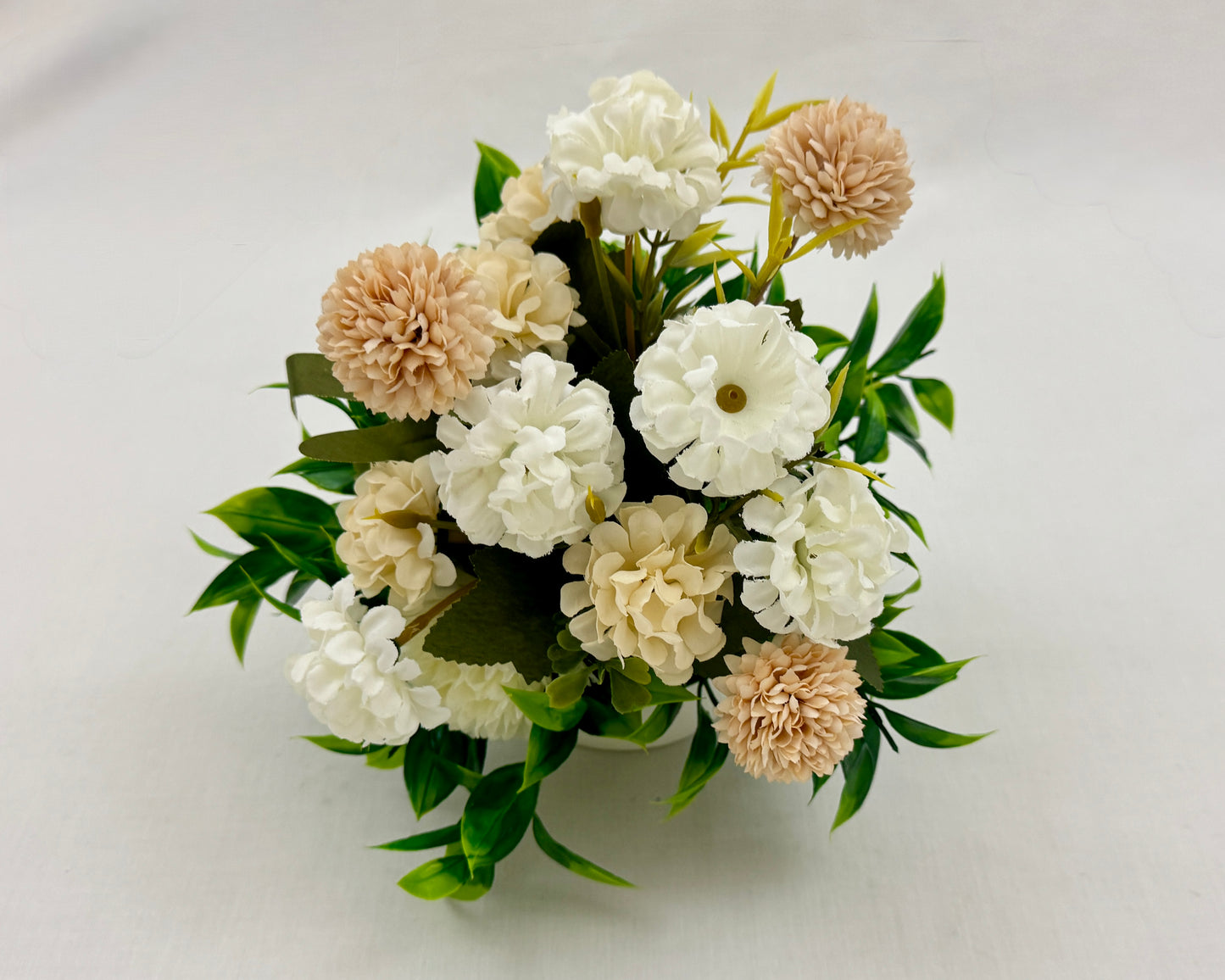 Mini-boeket zalmroze