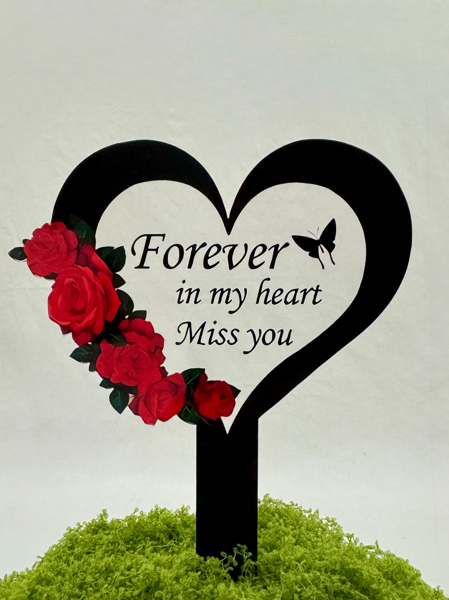 Tekstbordje - Forever in my heart