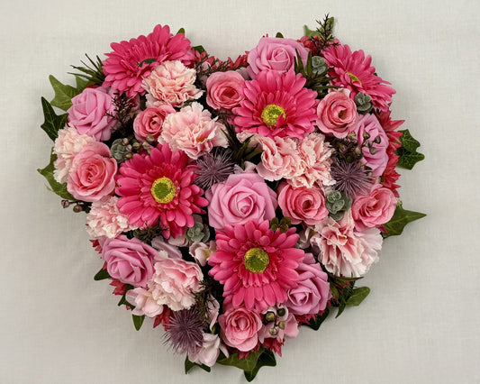 Bloemenhart roze